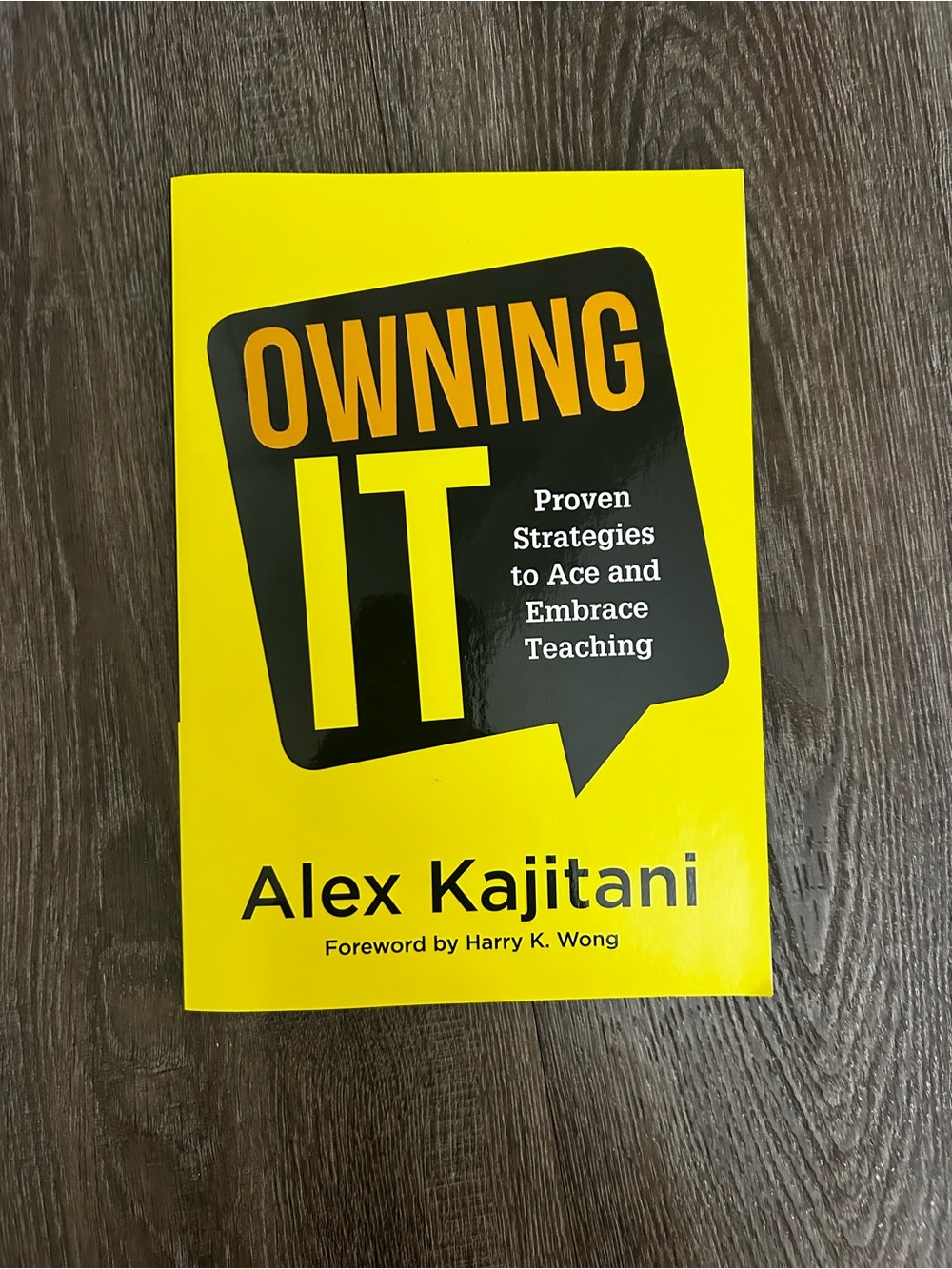 Owning It by Alex Kajitani - Bright Yellow Cover